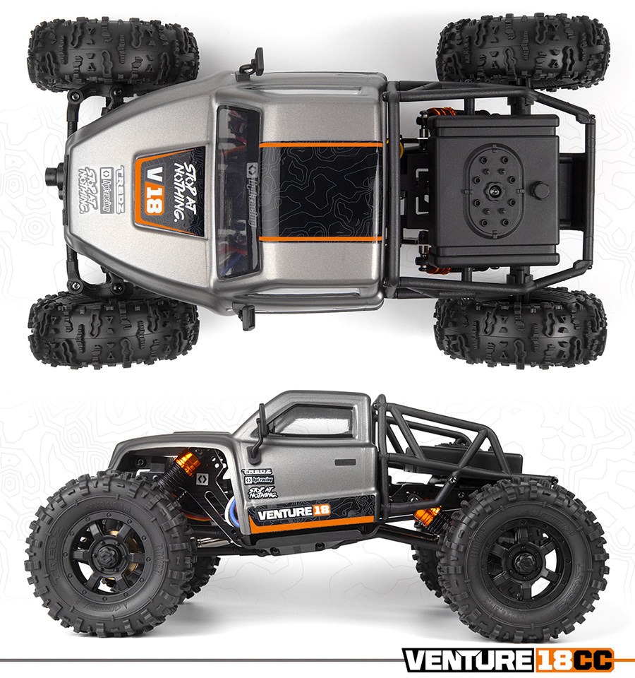 HPI 1/18 VENTURE18 CCVERSIONS 4WD RTR仿真RC遥控模型车 160808
