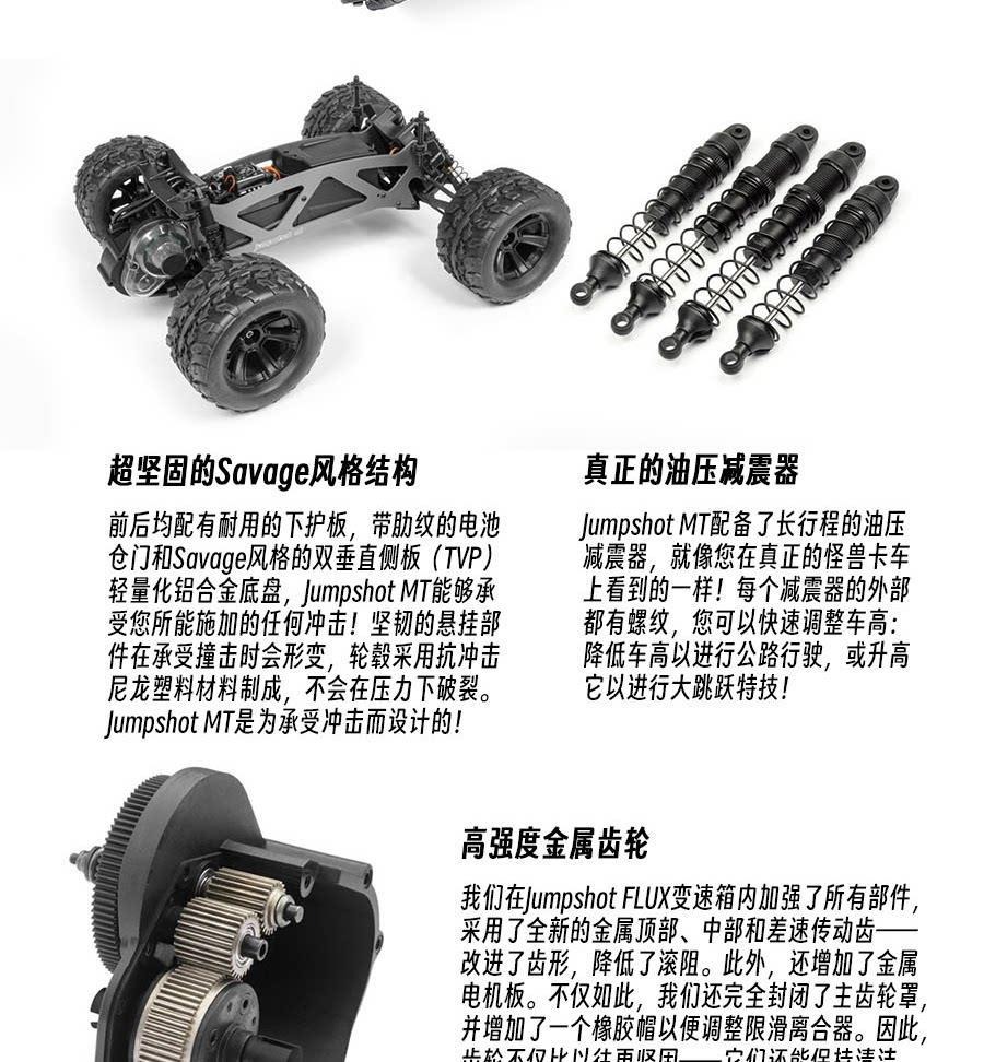 HPI遥控大脚怪物卡车 美国产1:10电动遥控模型车 14岁以上适用