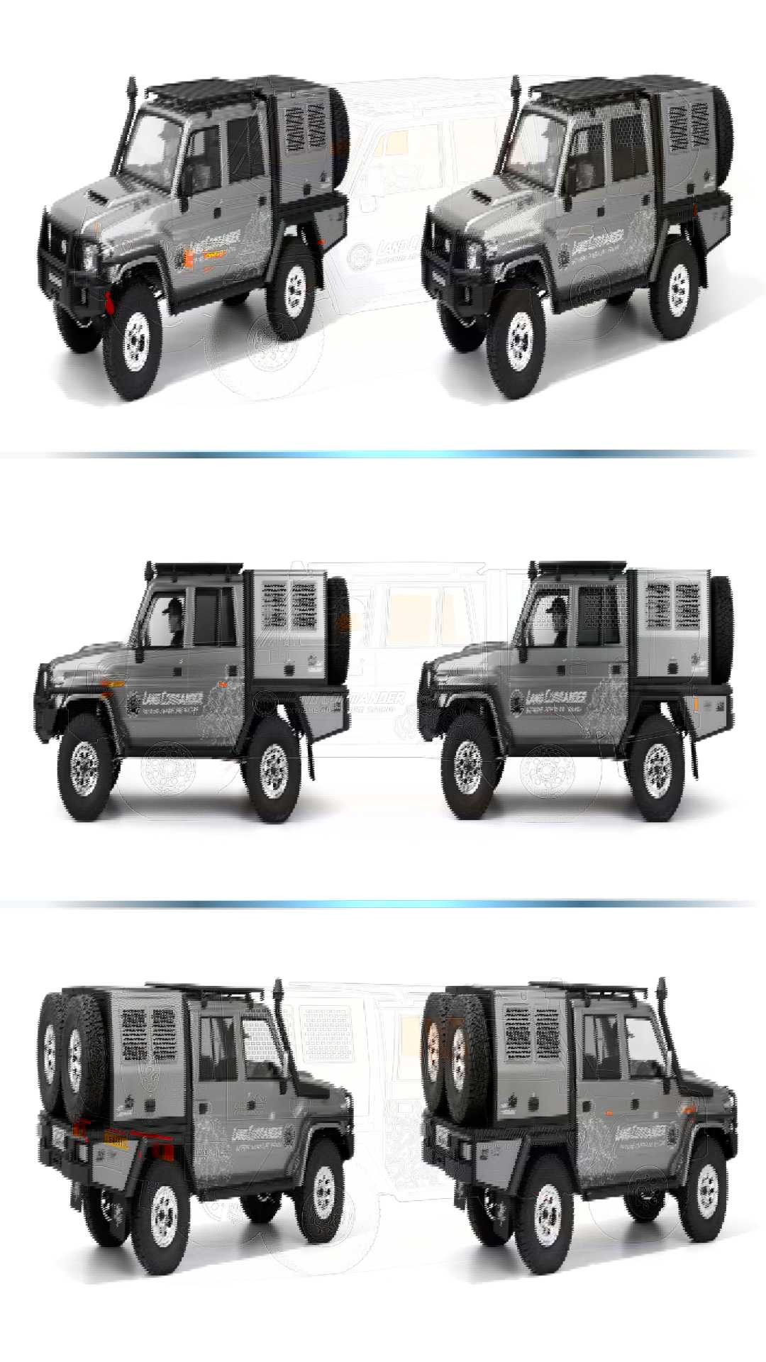 1/10遥控攀爬车EX86160指挥者LC79仿真越野车RC电动模型玩具车
