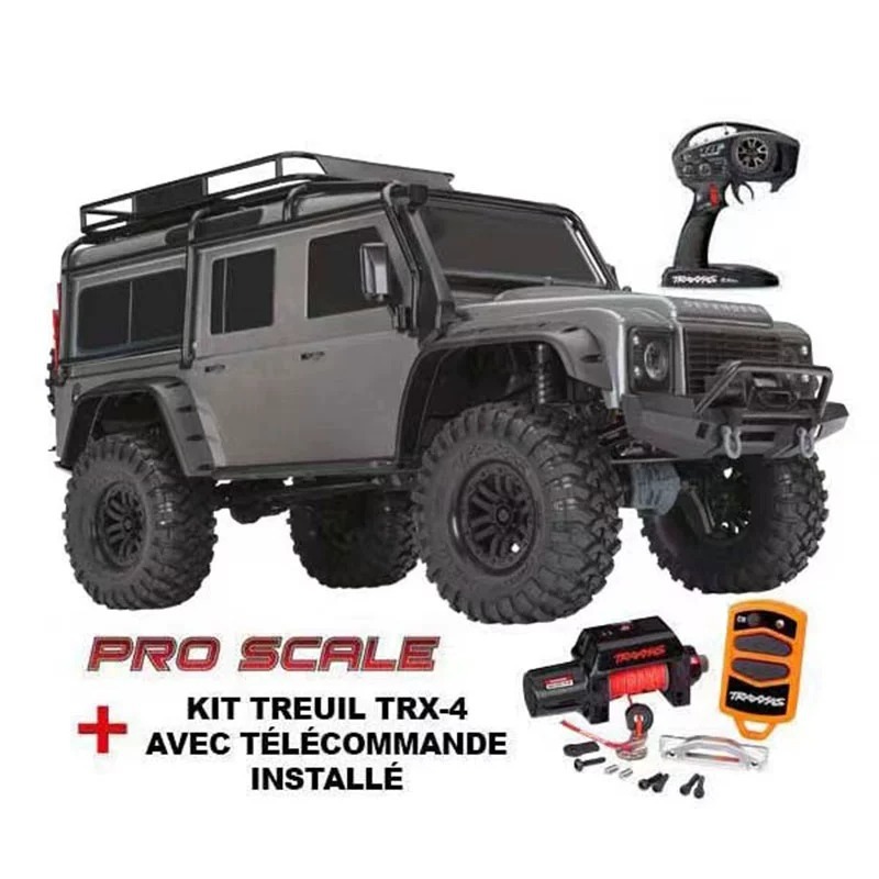 新品Traxxas遥控电动越野车攀爬车TRX-4仿真路虎卫士82056-4 包邮