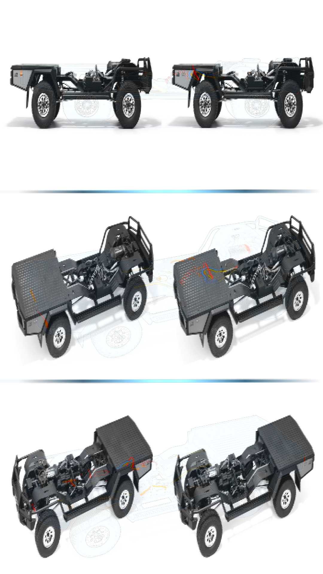 1/10遥控攀爬车EX86160指挥者LC79仿真越野车RC电动模型玩具车