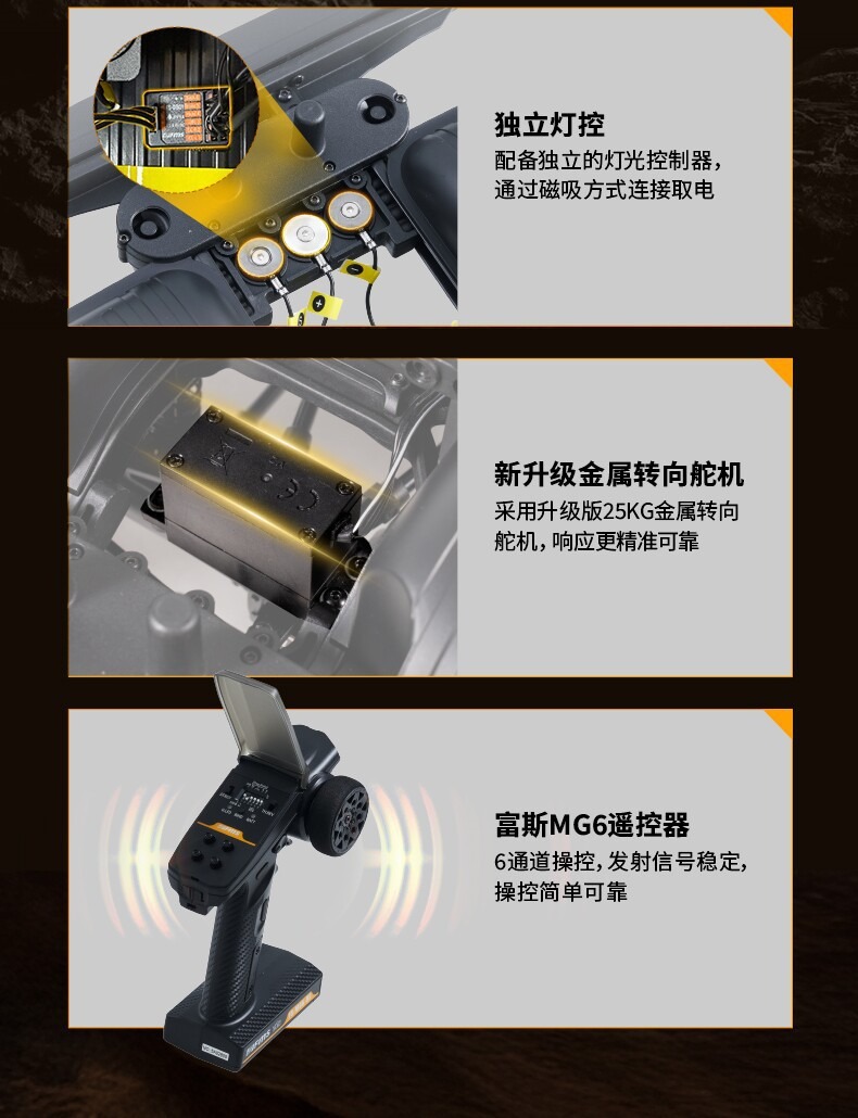 FMS 1/10大骆驼杯FCX10攀爬车彷真路虎RC遥控模型车电动越野车