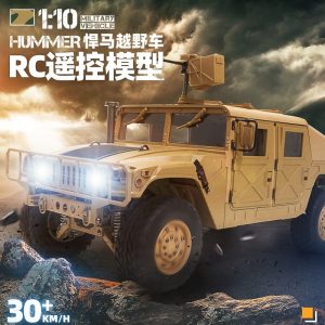 军用卡车1/10仿真模型4*4军卡P408恒冠悍马越野RC高档遥控车声光