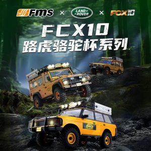 FMS 1/10大骆驼杯FCX10攀爬车彷真路虎RC遥控模型车电动越野车