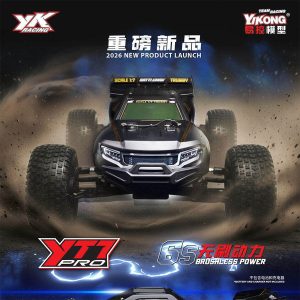 易控 YK9071 YT7 PRO 1/7遥控电动四驱无刷大脚车越野车竞速卡