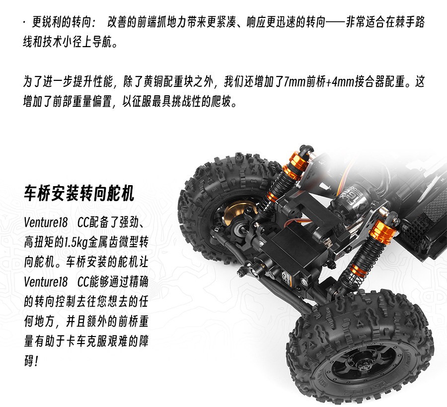 HPI 1/18 VENTURE18 CCVERSIONS 4WD RTR仿真RC遥控模型车 160808