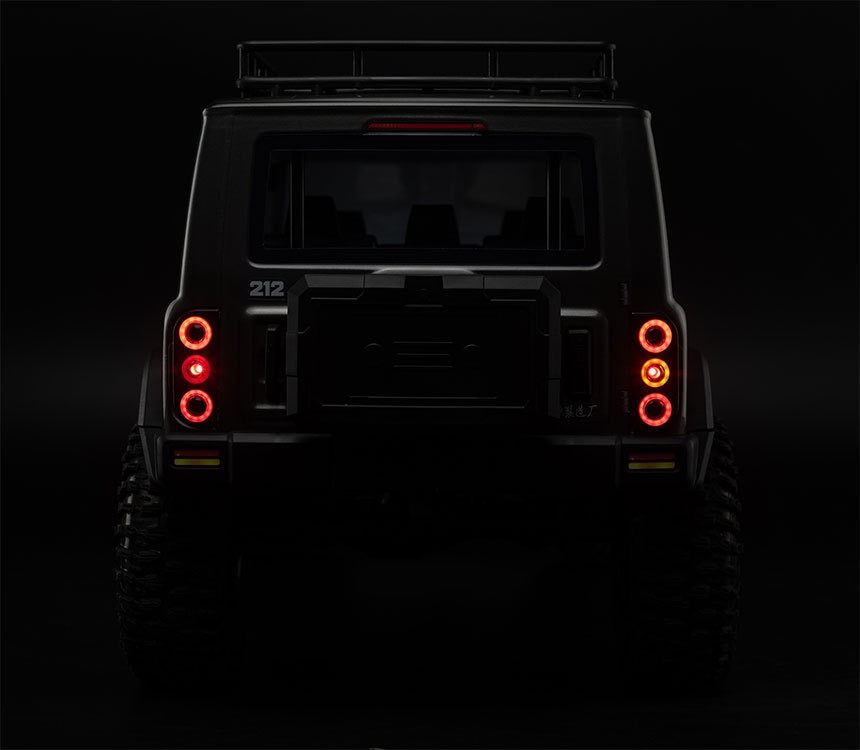RC模型车 易控4084 1/8 212遥控电动四驱攀爬车差速锁双速 有刷版