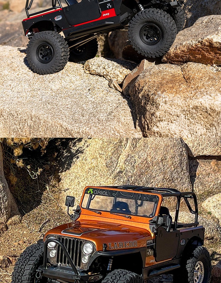 AXIAL 1/10 SCX10 03008V2 三代仿真吉普CJ-7 遥控攀爬车越野车