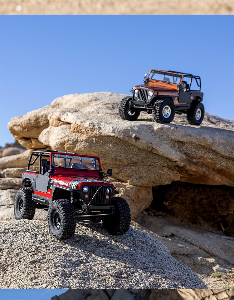 AXIAL 1/10 SCX10 03008V2 三代仿真吉普CJ-7 遥控攀爬车越野车