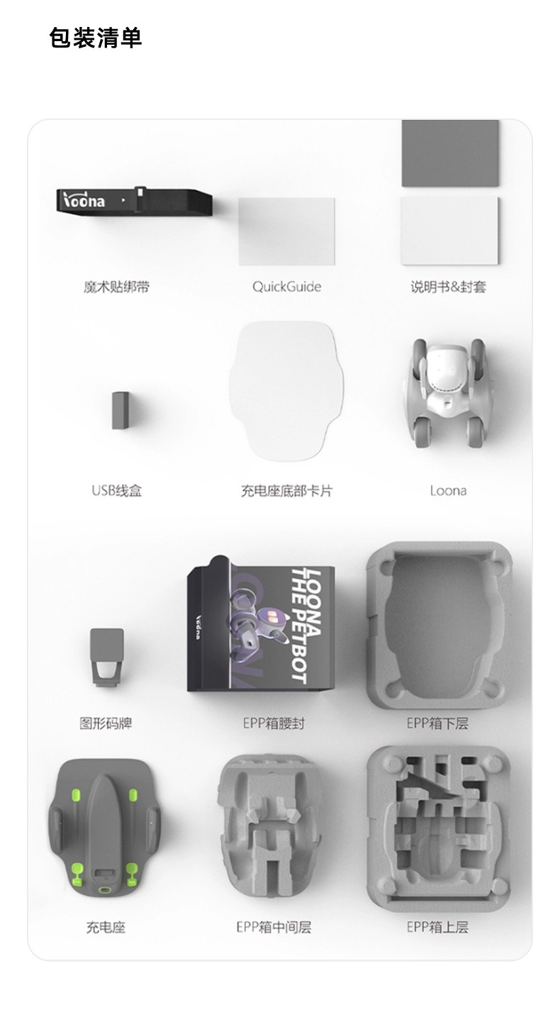 Loona机器狗智能电子宠物陪伴儿童编程ai智能机器人AI Robot跨境