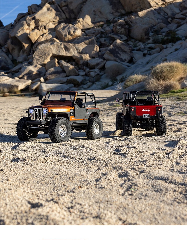 AXIAL 1/10 SCX10 03008V2 三代仿真吉普CJ-7 遥控攀爬车越野车