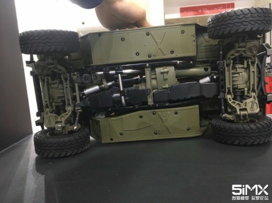 恒冠1/10 美国4x4车P408高仿真四驱高速车金属底盘敞篷悍马遥控车