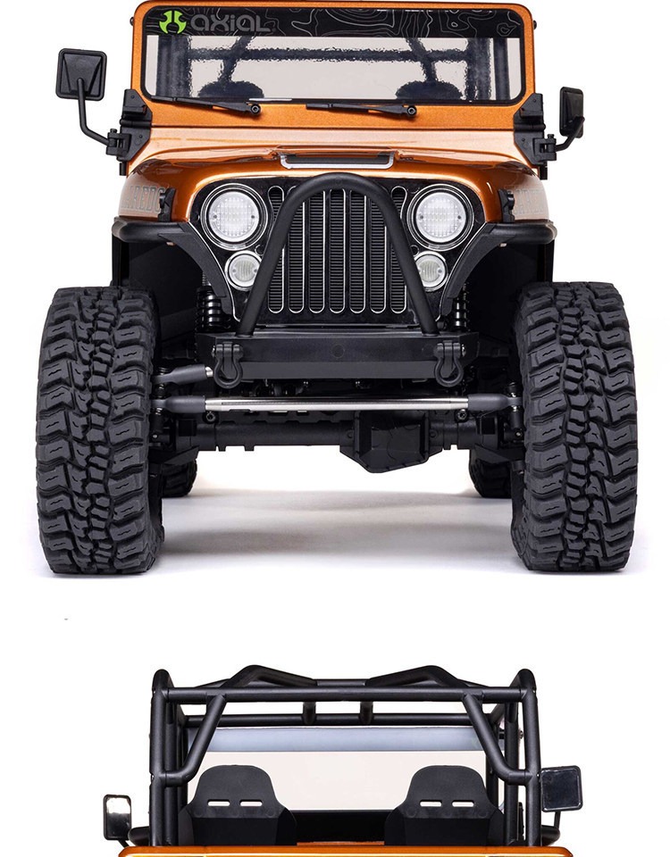 AXIAL 1/10 SCX10 03008V2 三代仿真吉普CJ-7 遥控攀爬车越野车