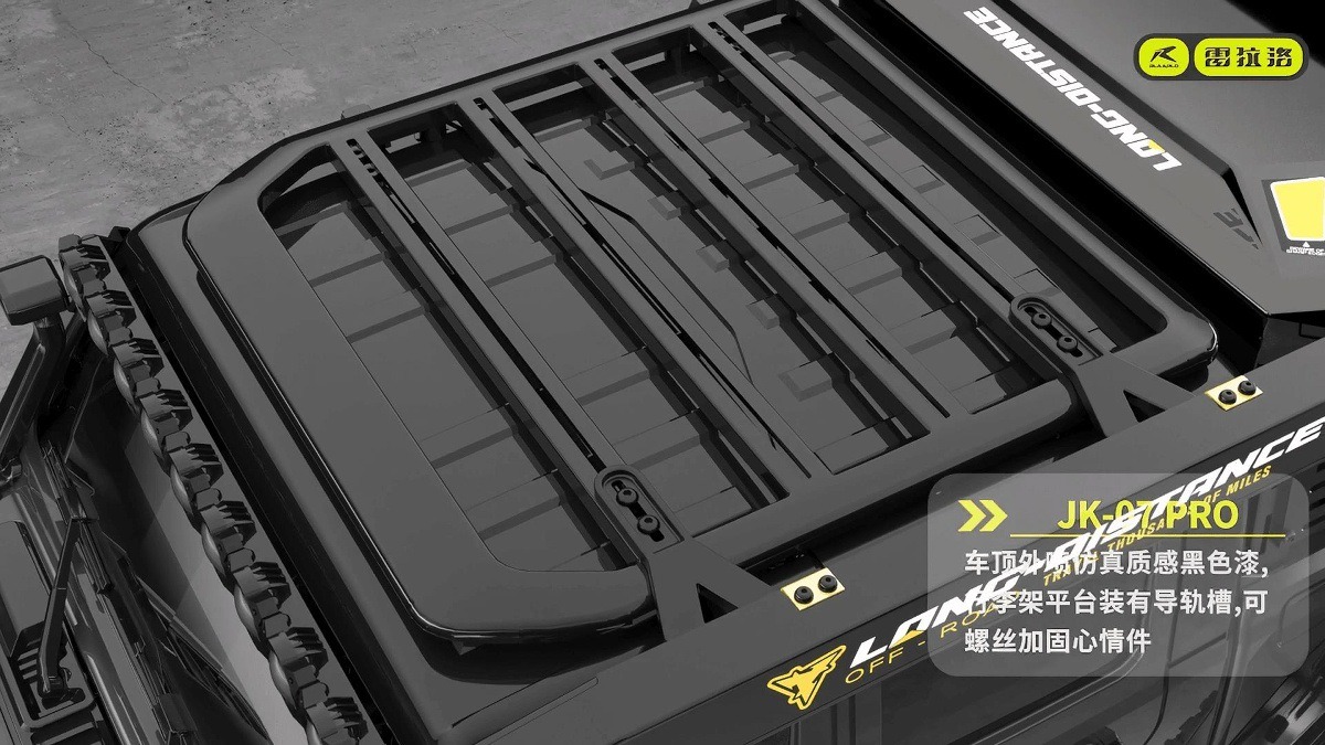 雷拉洛JK07 Pro 1/7攀爬车RC遥控车电动四驱无刷仿真越野车模型