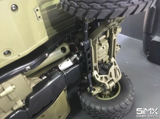 恒冠1/10 美国4x4车P408高仿真四驱高速车金属底盘敞篷悍马遥控车