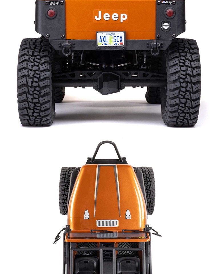 AXIAL 1/10 SCX10 03008V2 三代仿真吉普CJ-7 遥控攀爬车越野车