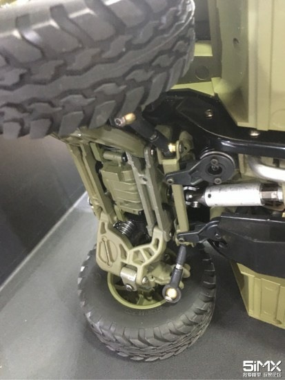 恒冠1/10 美国4x4车P408高仿真四驱高速车金属底盘敞篷悍马遥控车