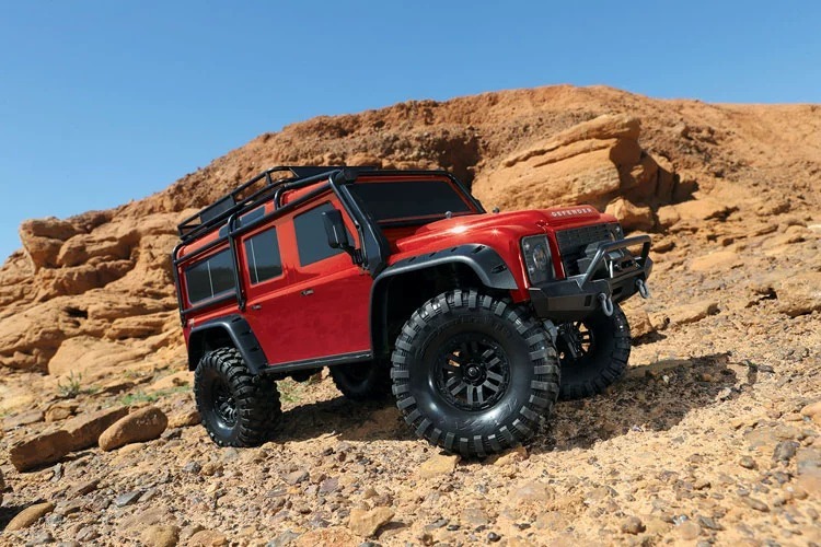 新品Traxxas遥控电动越野车攀爬车TRX-4仿真路虎卫士82056-4 包邮