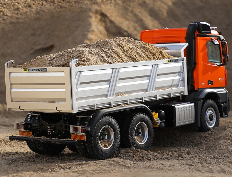 卡勃力特1::14遥控自卸车K5702自卸泥头工程车模型6x6丝杆举升