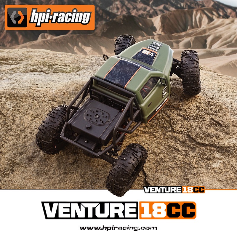 HPI 1/18 VENTURE18 CC FLUX 无刷RC遥控电动四驱攀爬车越野车