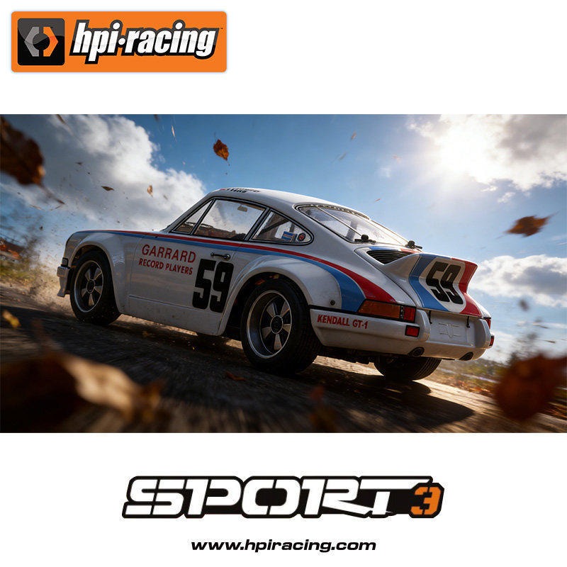 HPI SPORT 3仿真1973 Porsche Carrera保时捷遥控电动漂移车房车