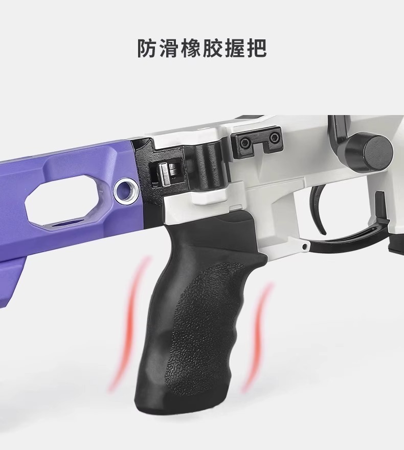 捷鹰MSR狙击枪尼龙仿真AWM抛壳软弹枪手动拉栓成人吃鸡模型玩具枪