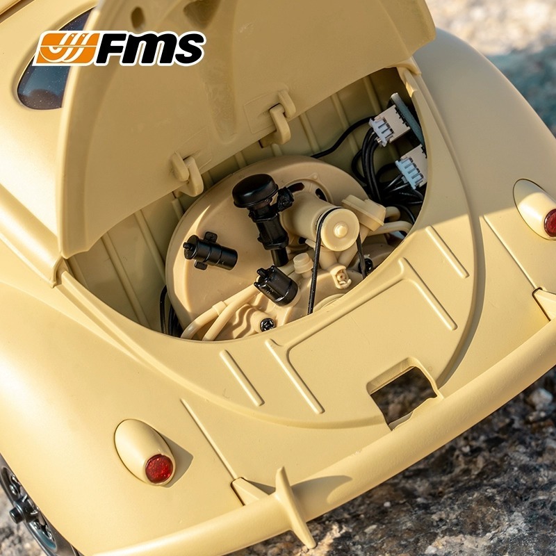 FMS 1-12 甲壳虫RC遥控电动模型车 仿真复古攀爬车 收藏礼品模型