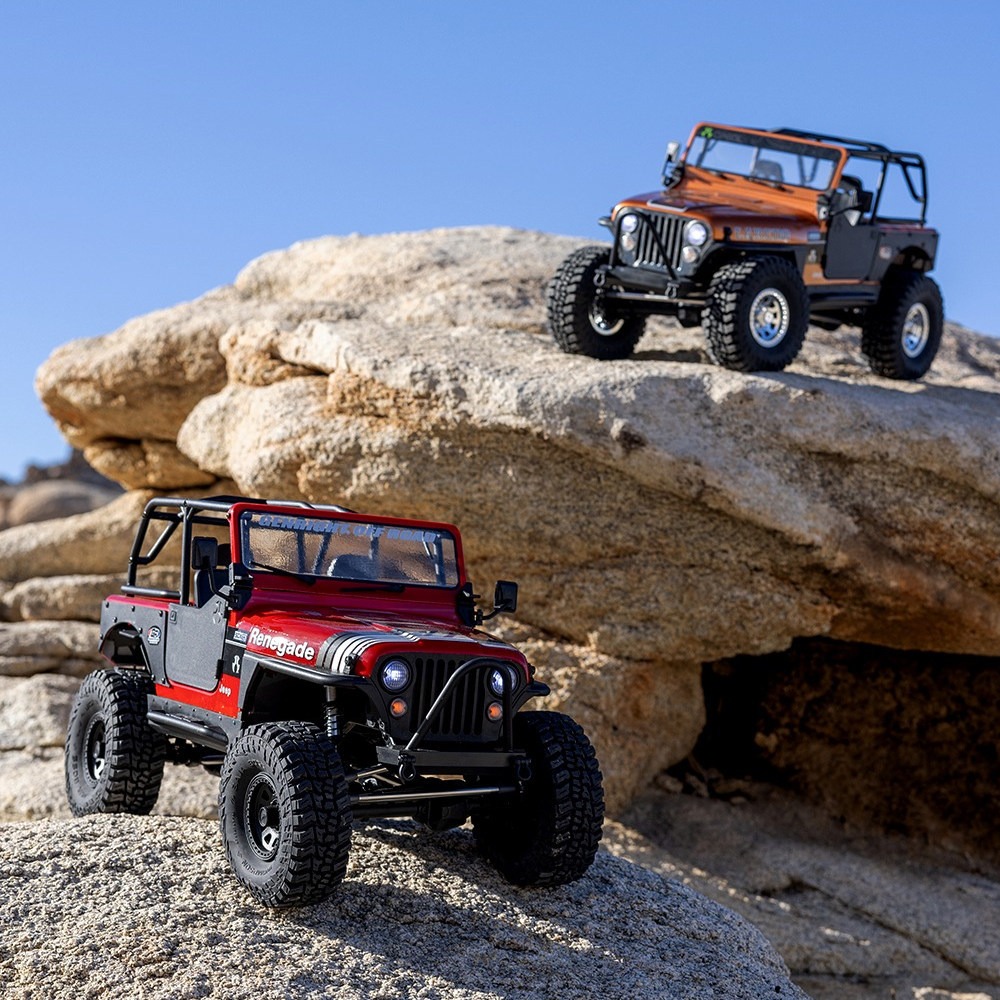AXIAL 1/10 SCX10 03008V2 三代仿真吉普CJ-7 遥控攀爬车越野车