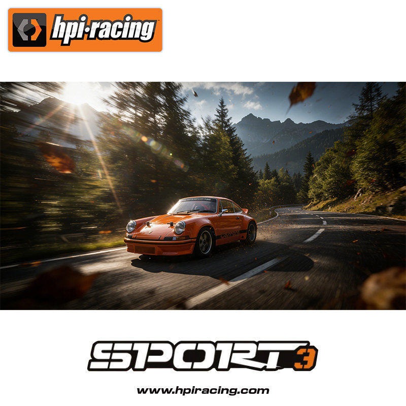 HPI SPORT 3仿真1973 Porsche Carrera保时捷遥控电动漂移车房车