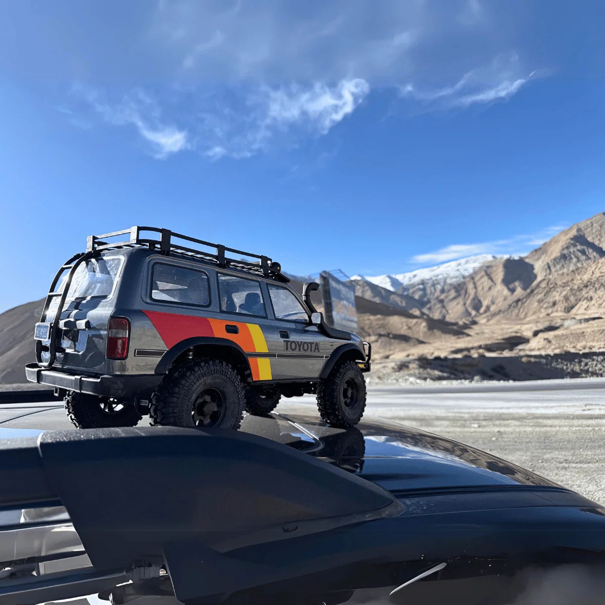 FMS FCX10仿真丰田陆巡LC80攀爬车1/10遥控电动越野车双速 联动灯