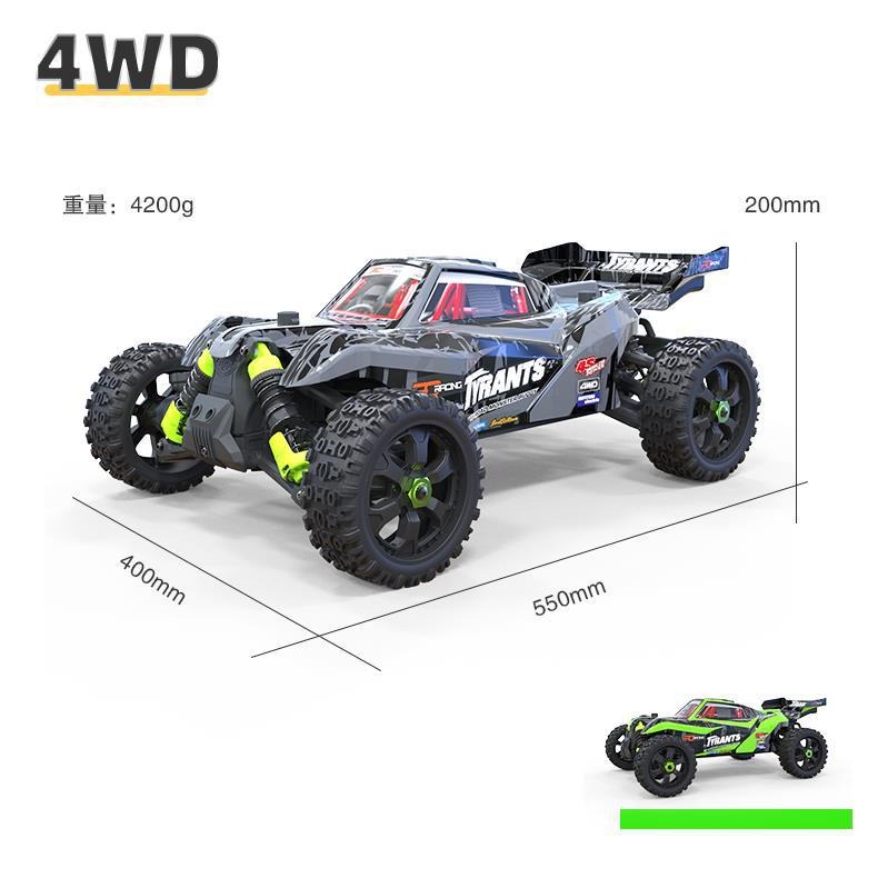 PDracing 1/8暴君T8越野场地卡车RC遥控车电动无刷四驱模型 PD850