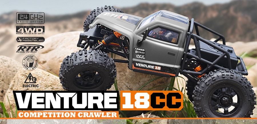HPI 1/18 VENTURE18 CCVERSIONS 4WD RTR仿真RC遥控模型车 160808
