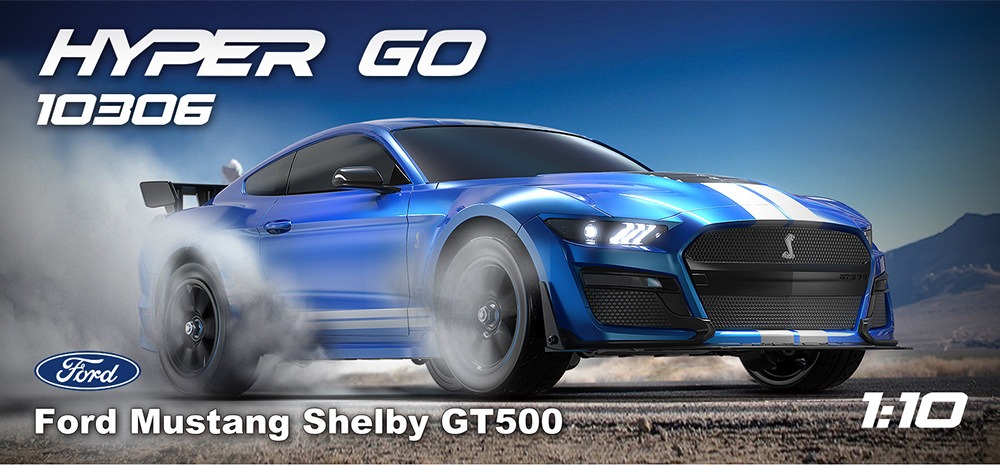 MJX 10306全比例1:10 福特野马GT500漂移车拉力平跑RC 遥控模型车